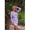 image:imageSwimZip Womens Swimsuit Cover Up with SPF 50Cali Pink
